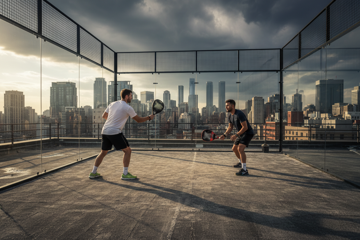 dont make in a padel court and make it 1v1 